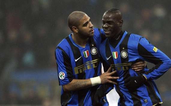 Adriano & Mario Balotelli - Inter