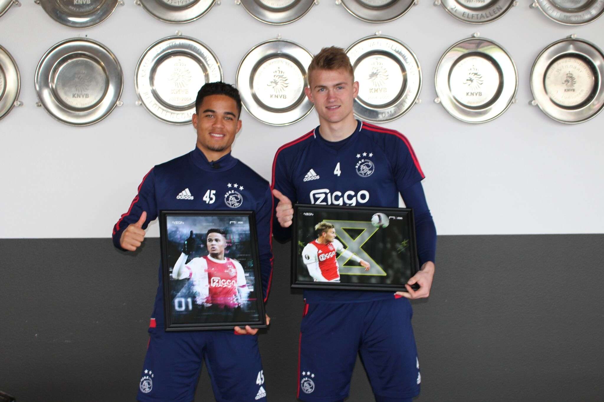 Kluivert and De Ligt