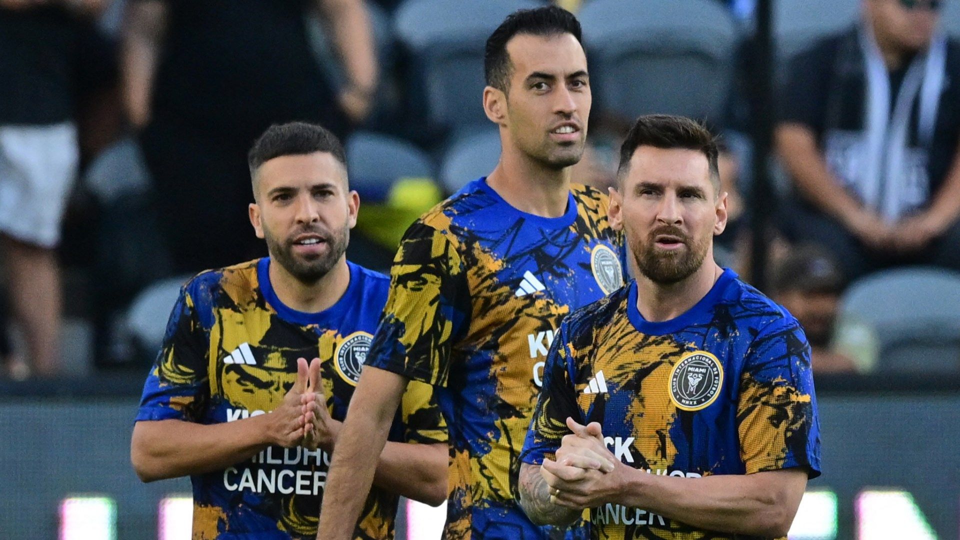 Lionel Messi, Jordi Alba, Sergio Busquets 2023