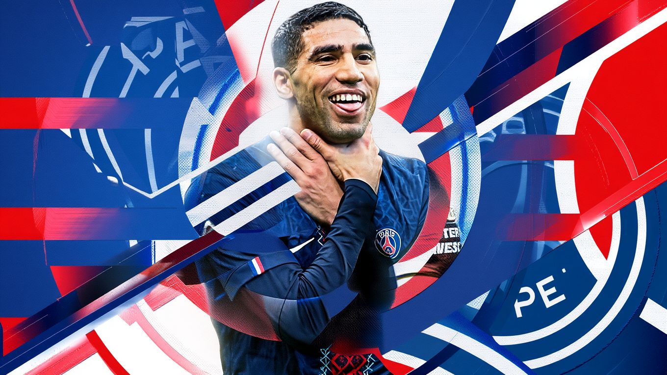 achraf hakimi PSG GFX GOAL ONLY