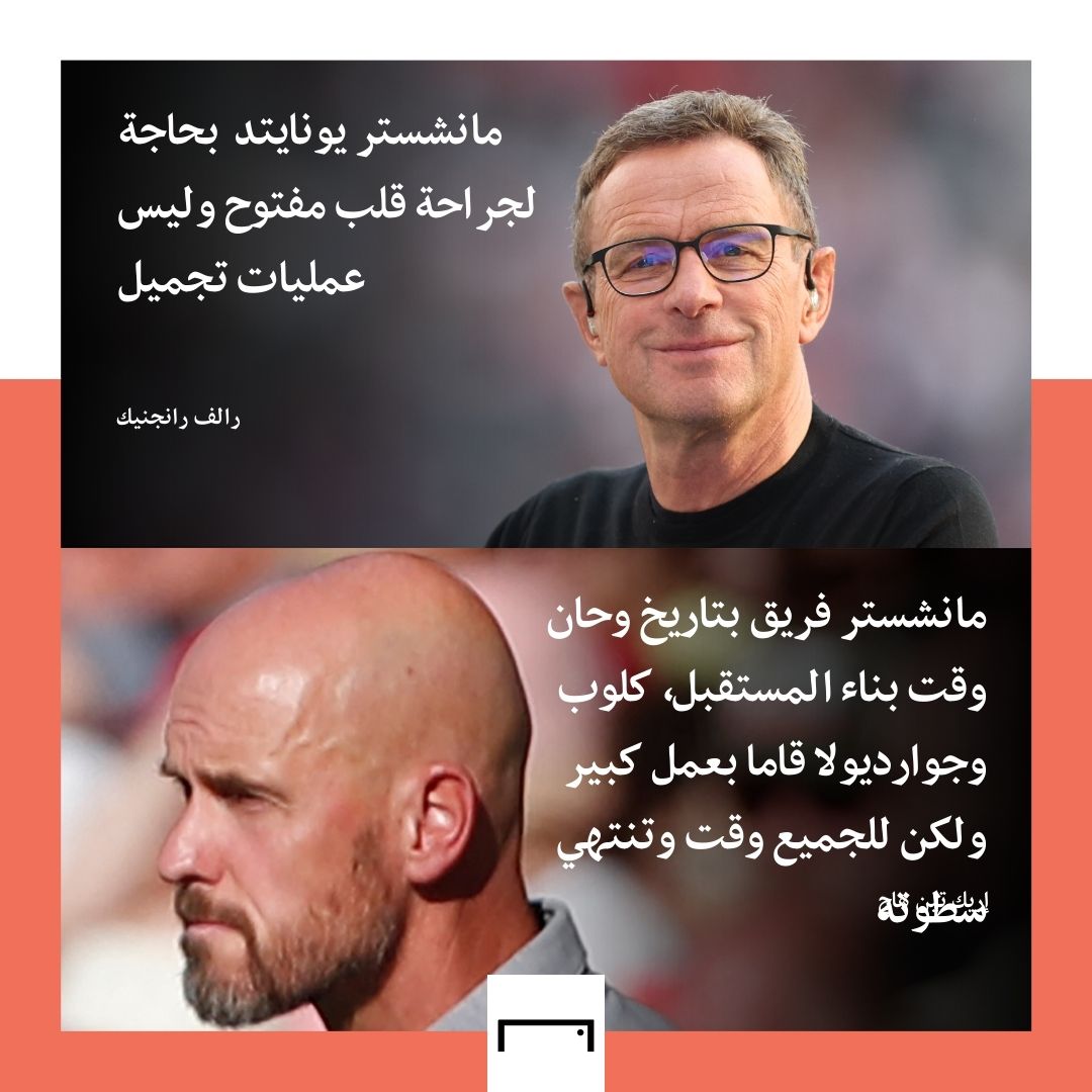 Erik Ten Hag Ralf Rangnick quotes embed only