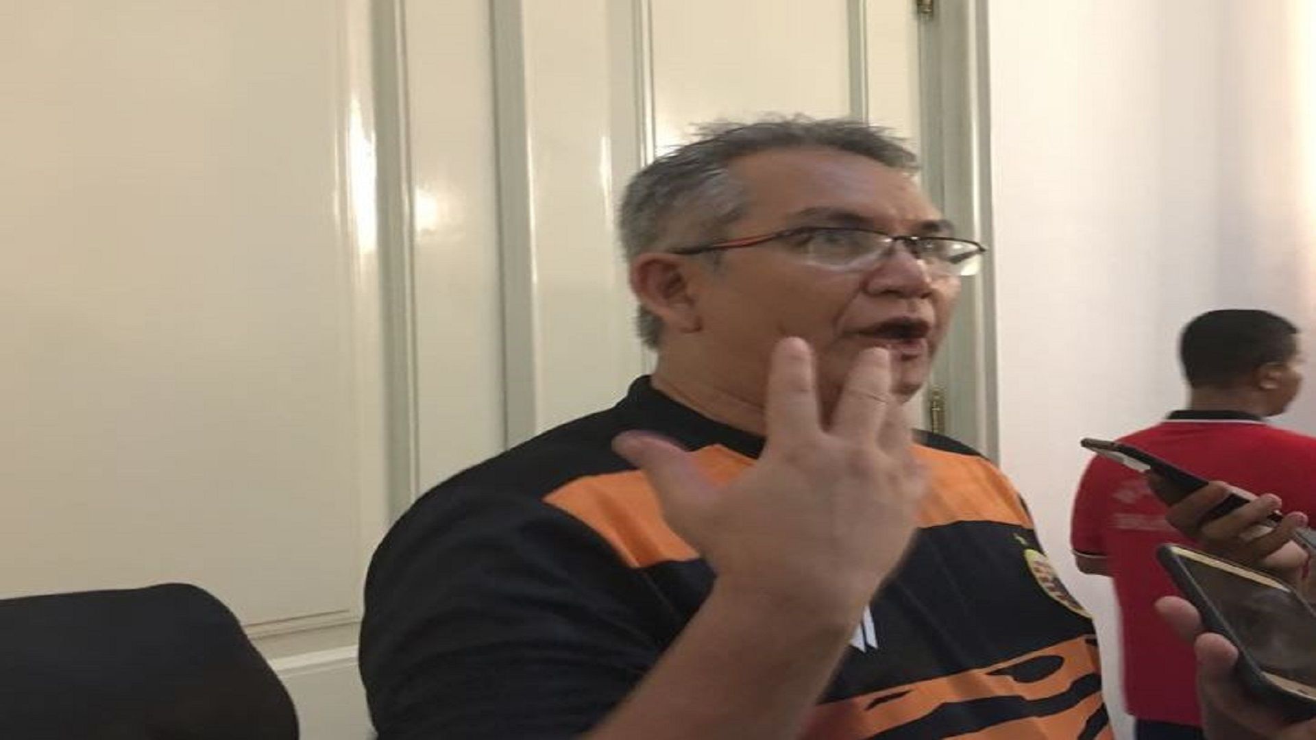 Ketua umum The Jakmania Ferry Indrasjarief