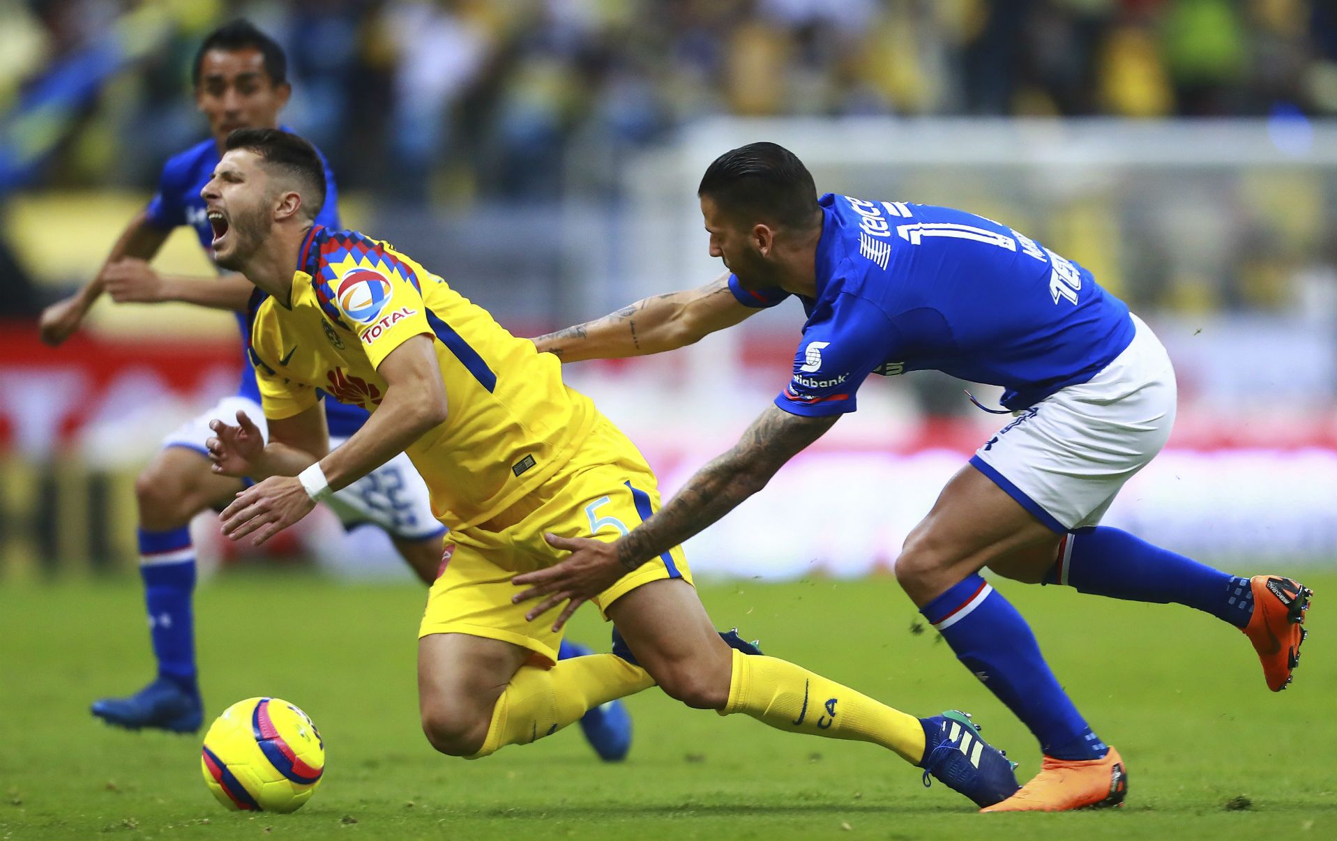 América Cruz Azul Guido Rodríguez Édgar Méndez