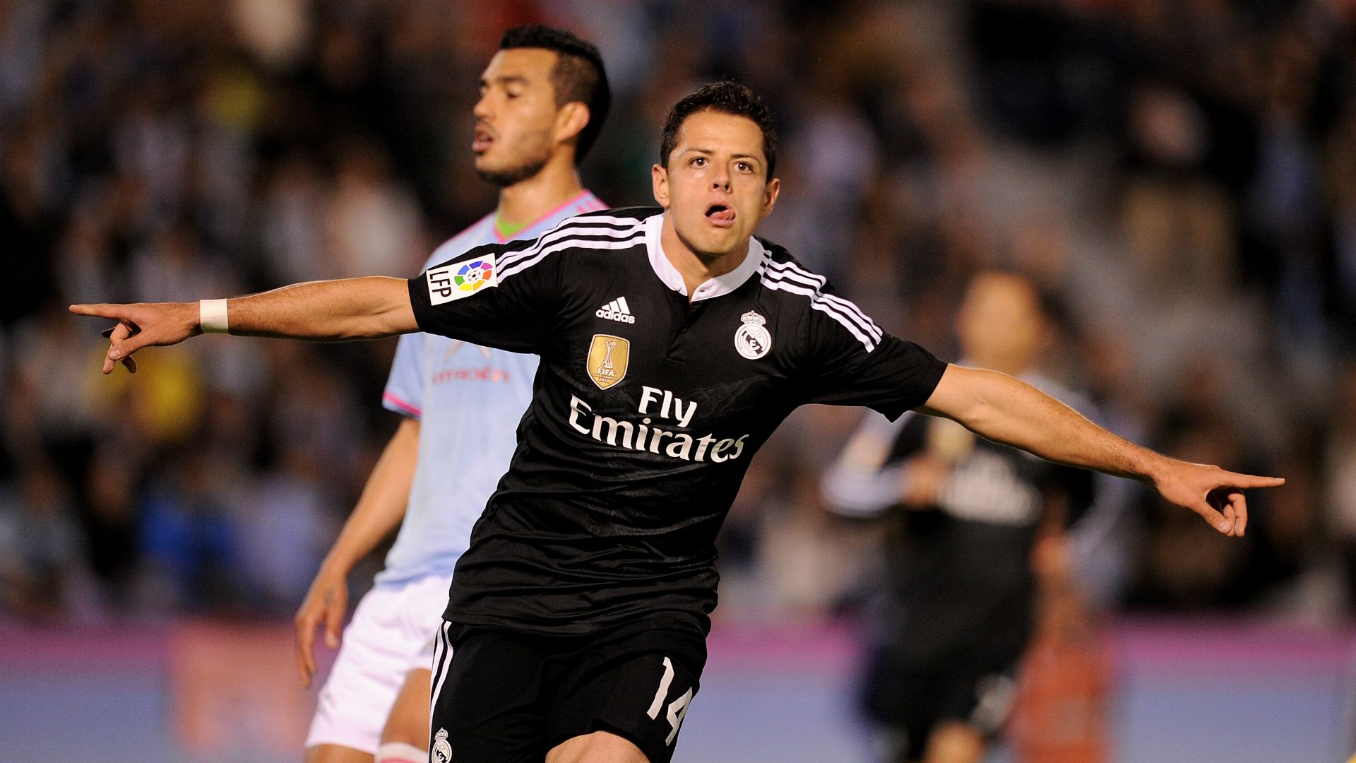 Javier Chicharito Hernandez Celta Real Madrid Liga BBVA 04262015