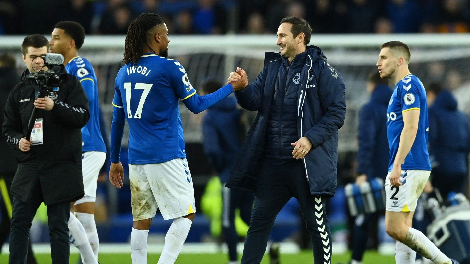 Alex Iwobi, Frank Lampard - Everton