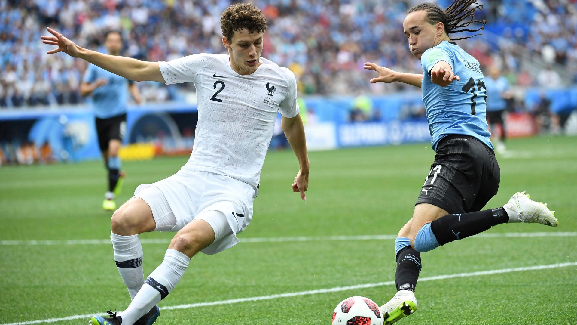 Diego Laxalt Uruguai x frança Copa do Mundo 06 07 18