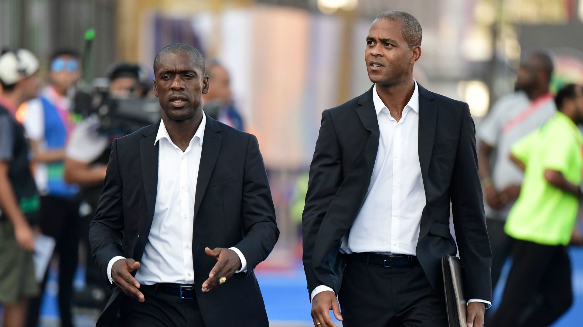 Clarence Seedorf, Patrick Kluivert - Cameroon