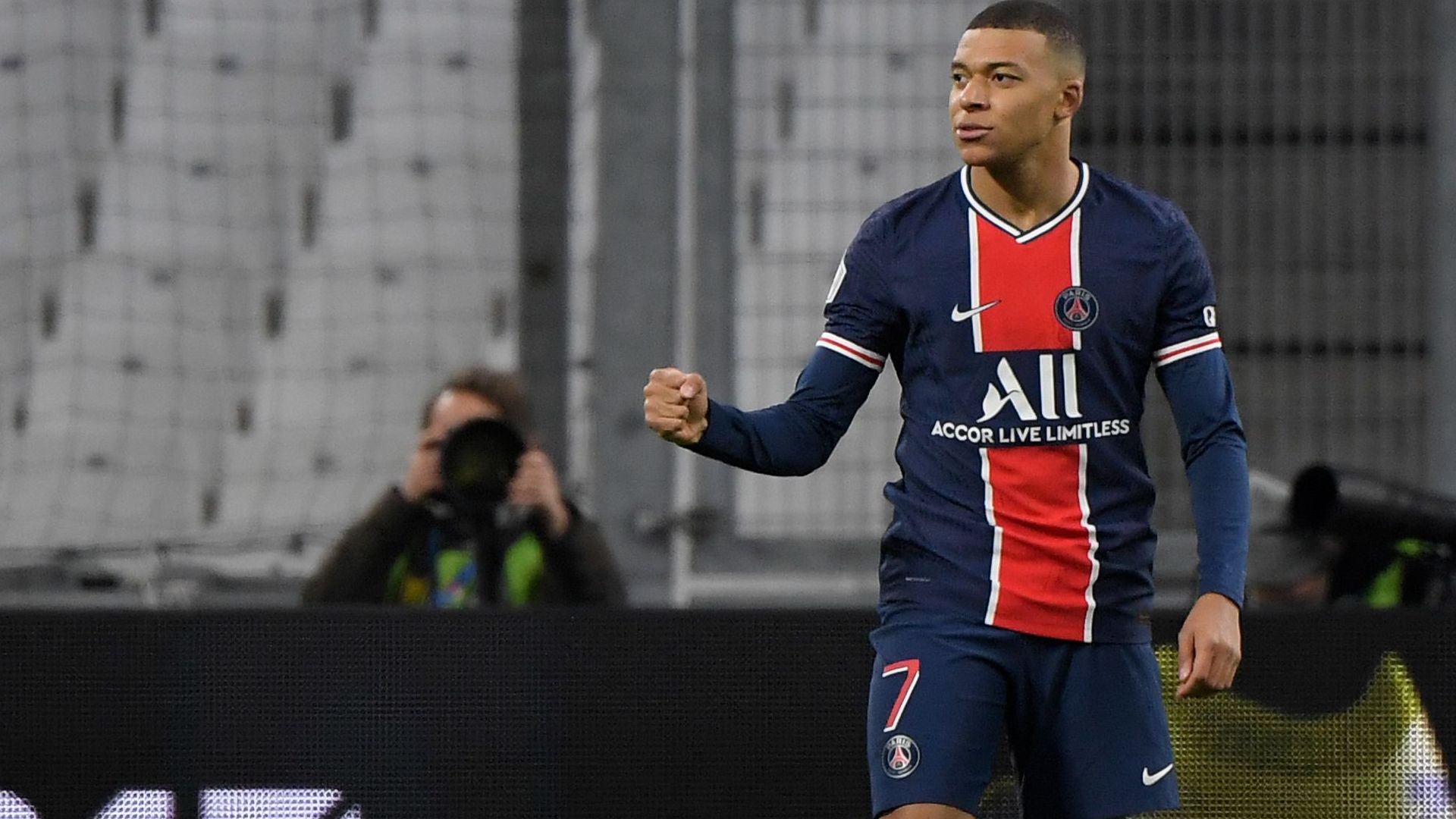 Kylian Mbappe Marseille PSG Ligue 1 07022021