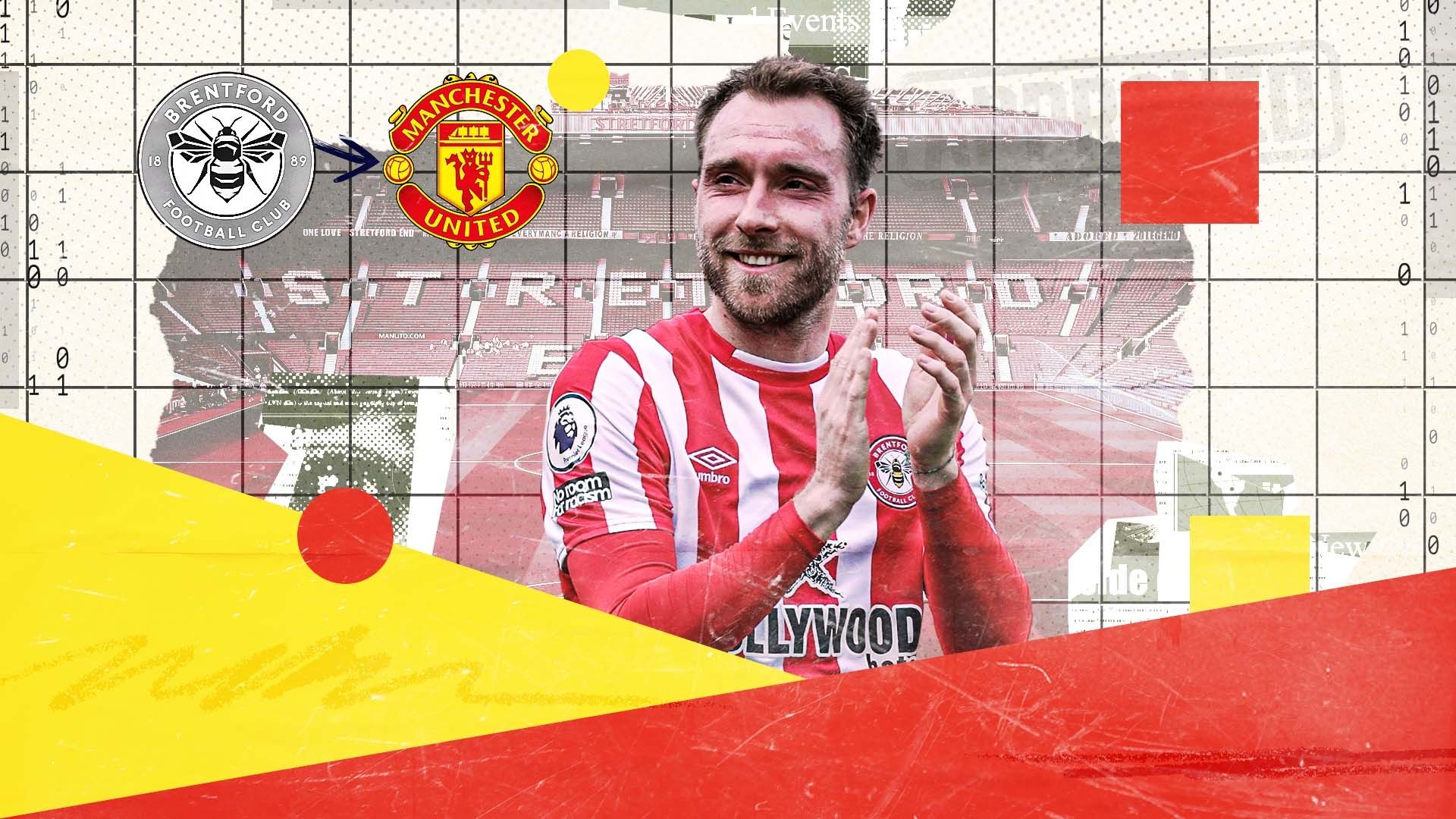 Christian Eriksen Brentford Man Utd free transfer