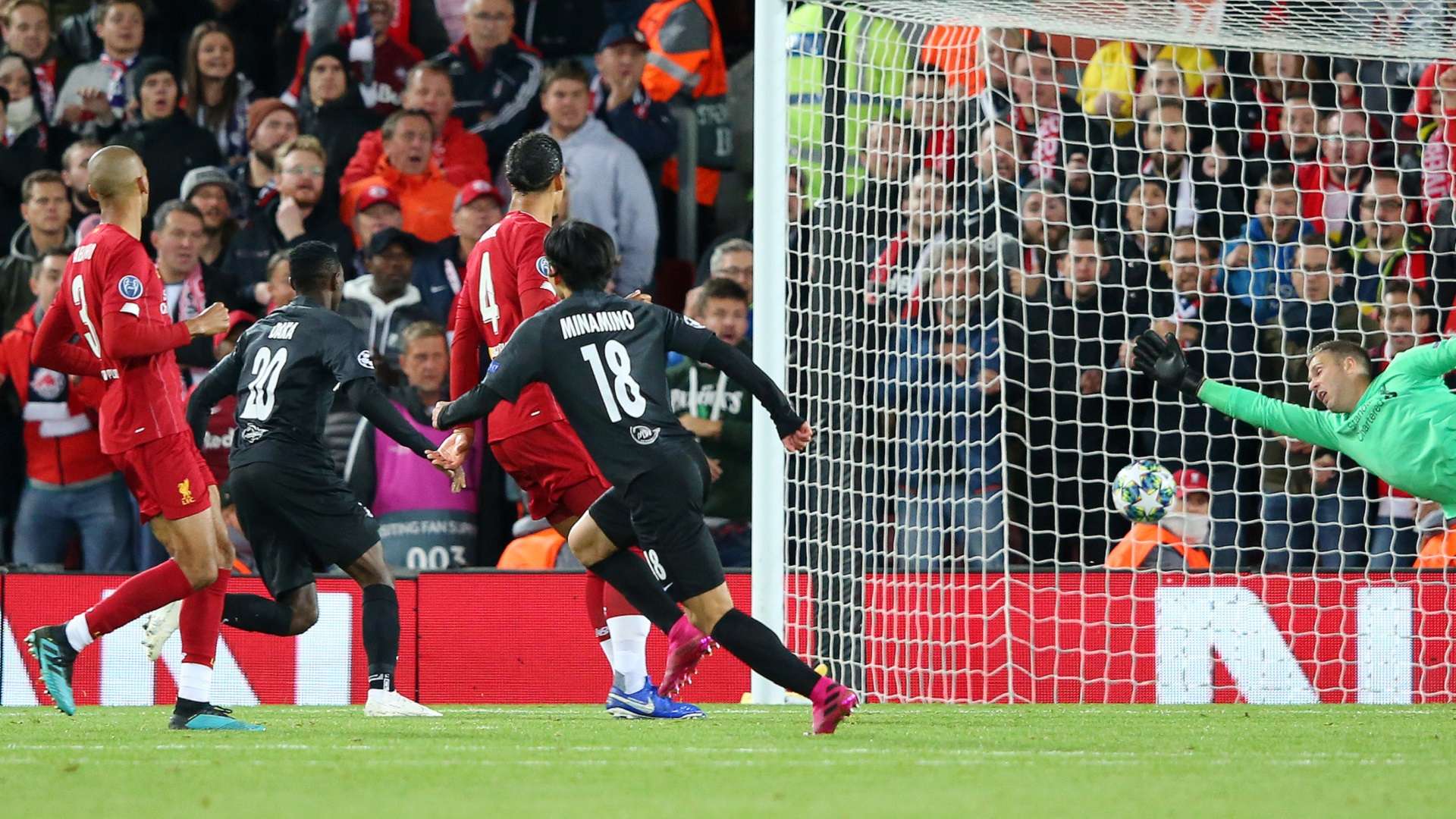 2019-12-13 Minamino Salzburg Liverpool