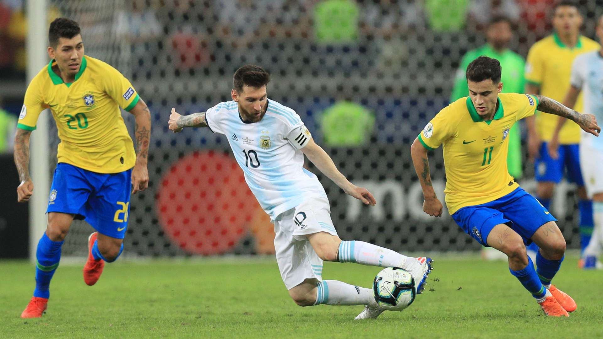 Firmino Messi Coutinho Brazil Argentina Copa America 02072019