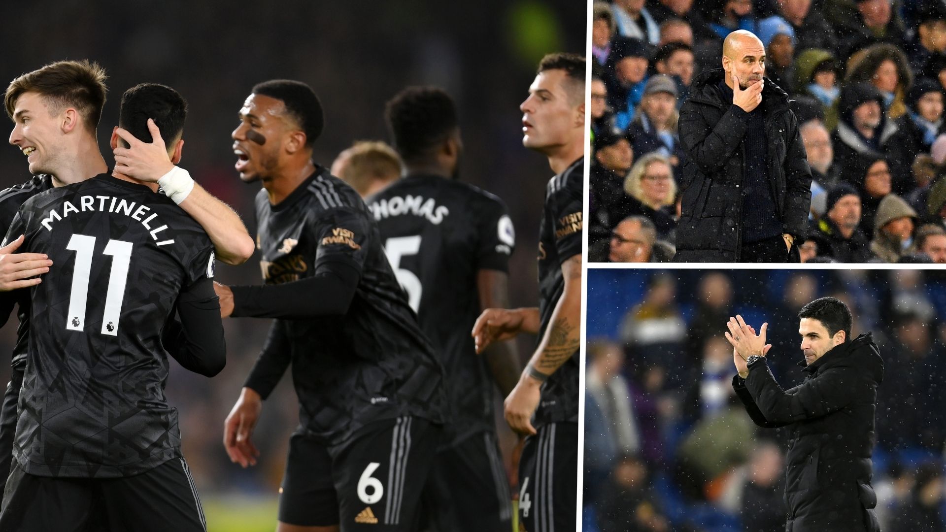 Arsenal, Guardiola, Arteta