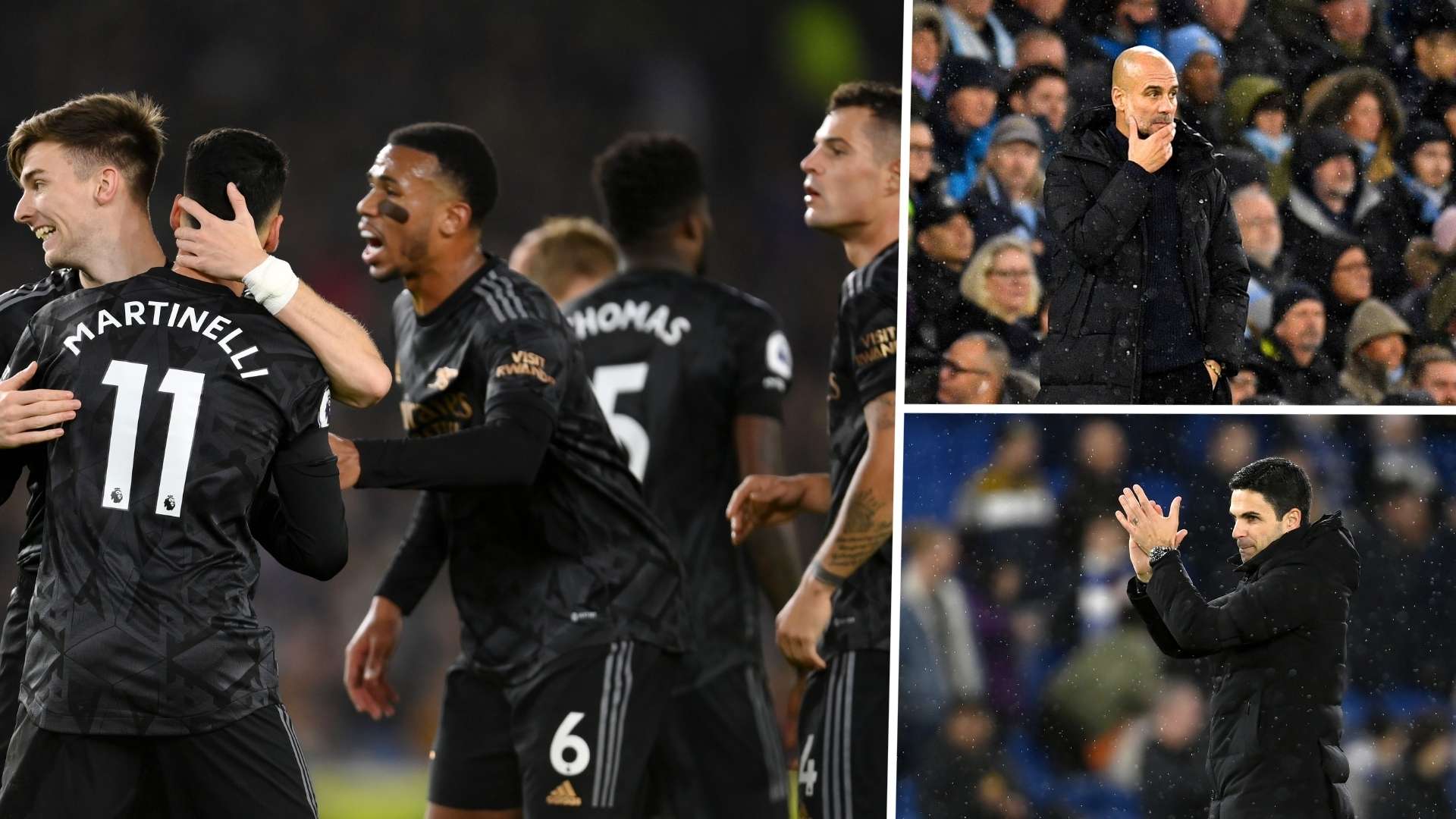 Arsenal, Guardiola, Arteta