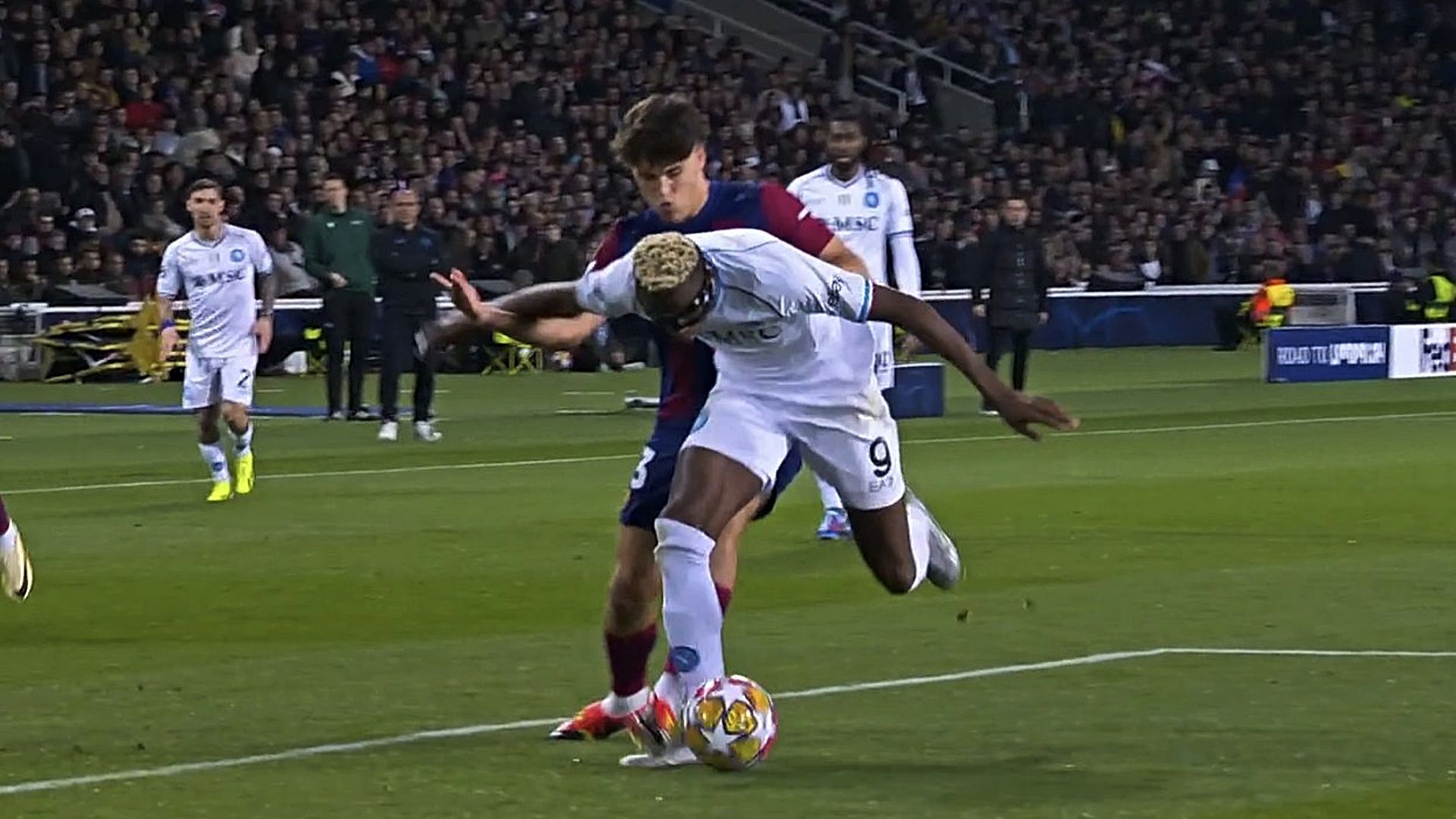 Cubarsi Osimhen Barcelona Napoli