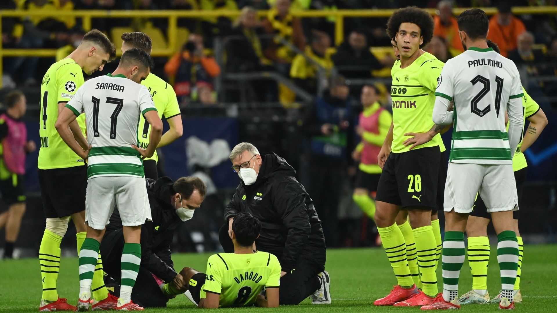 Mahmoud Dahoud Borussia Dortmund Sporting CP Champions League 28092021