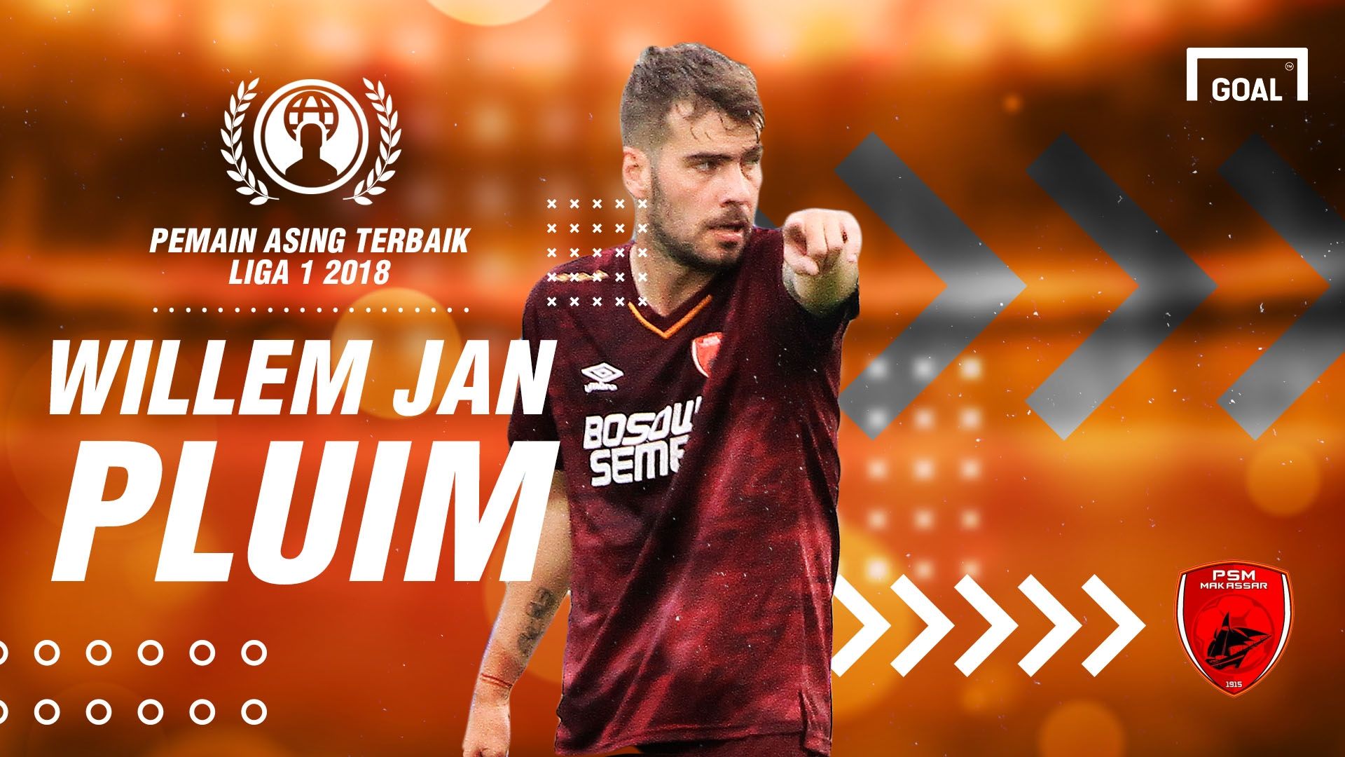 Terbaik Liga 1 2018 - Willem Jan Pluim