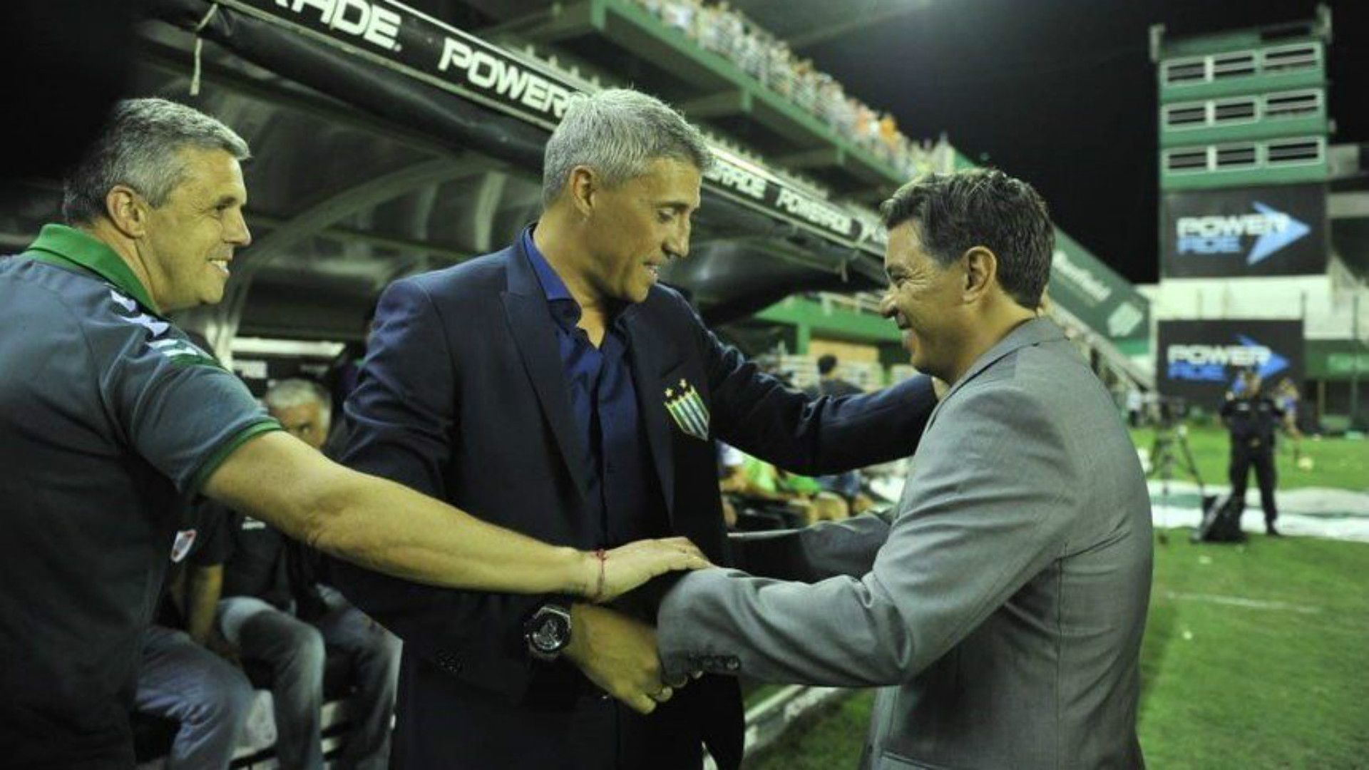 Hernan Crespo Marcelo Gallardo River Banfield Superliga 18022019