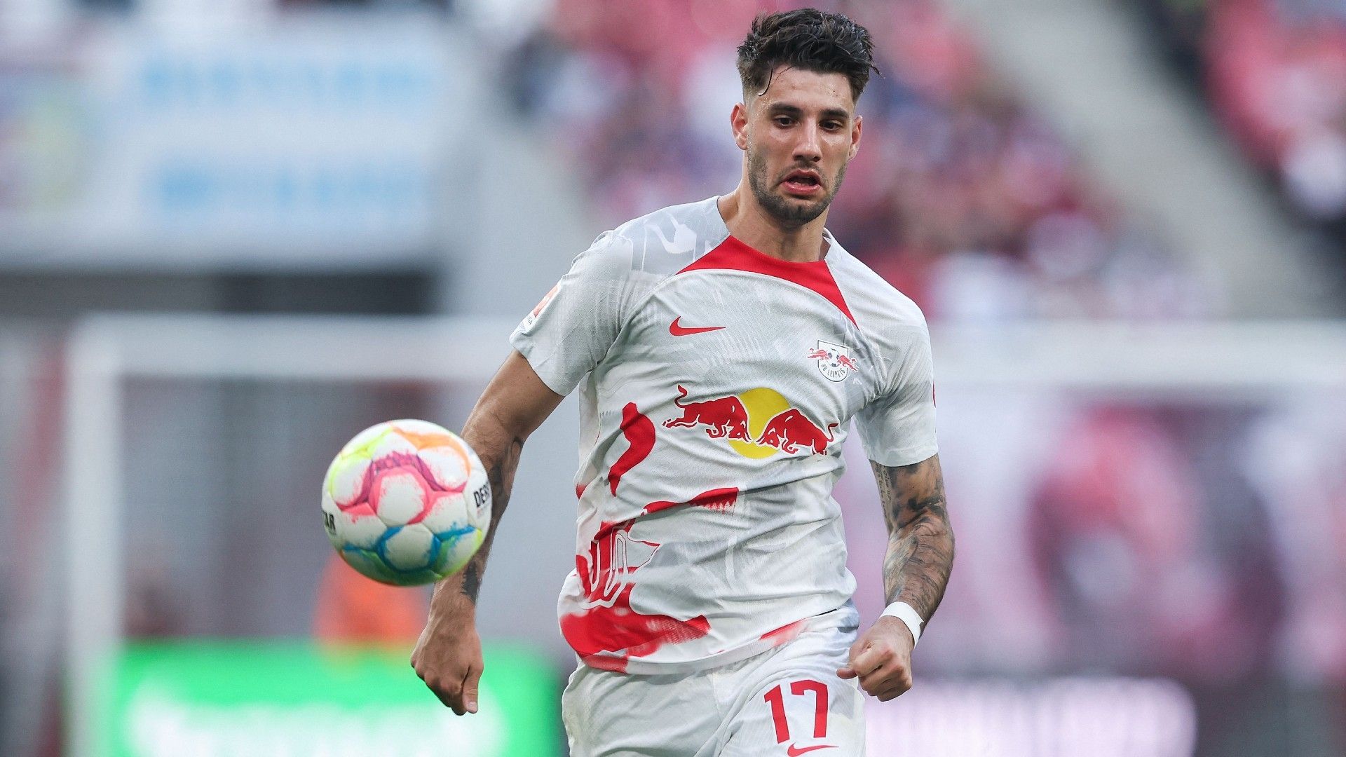 Leipzig's Hungarian midfielder Dominik Szoboszlai