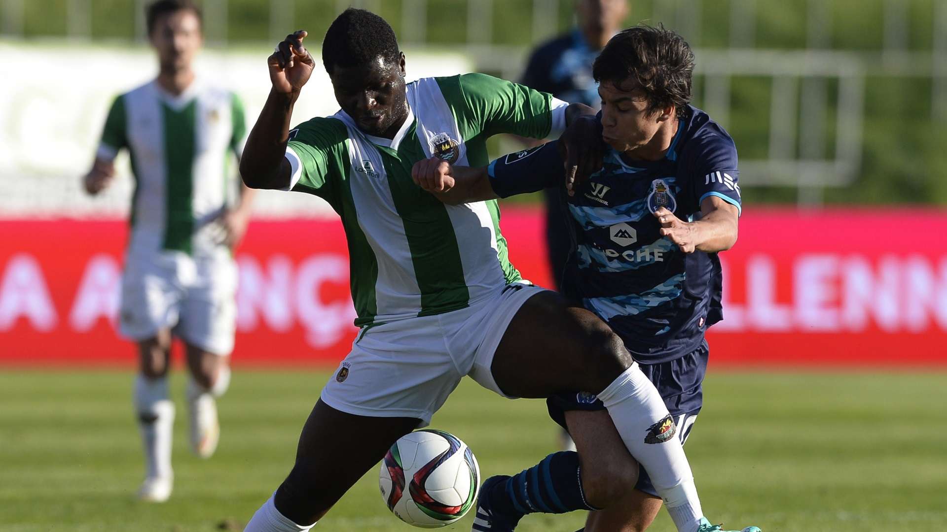 Alhassan Wakaso of Rio Ave and Oliver Torres of FC Porto