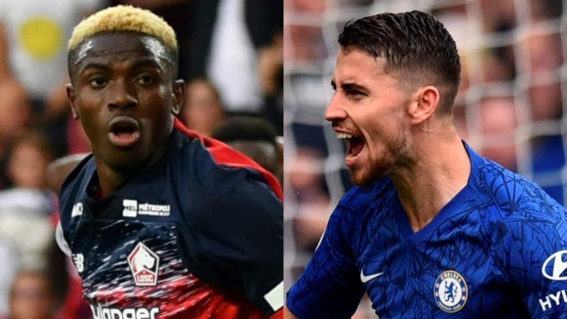 Victor Osimhen Lille Jorginho Chelsea
