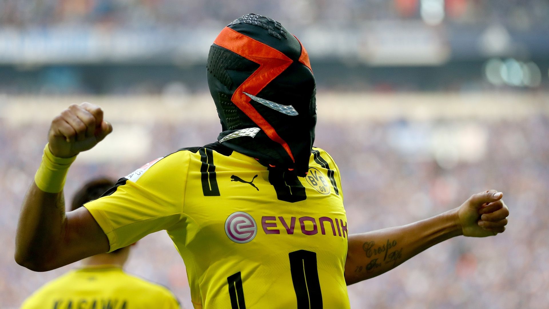 pierre emerick aubameyang borussia dortmund bundesliga 040117