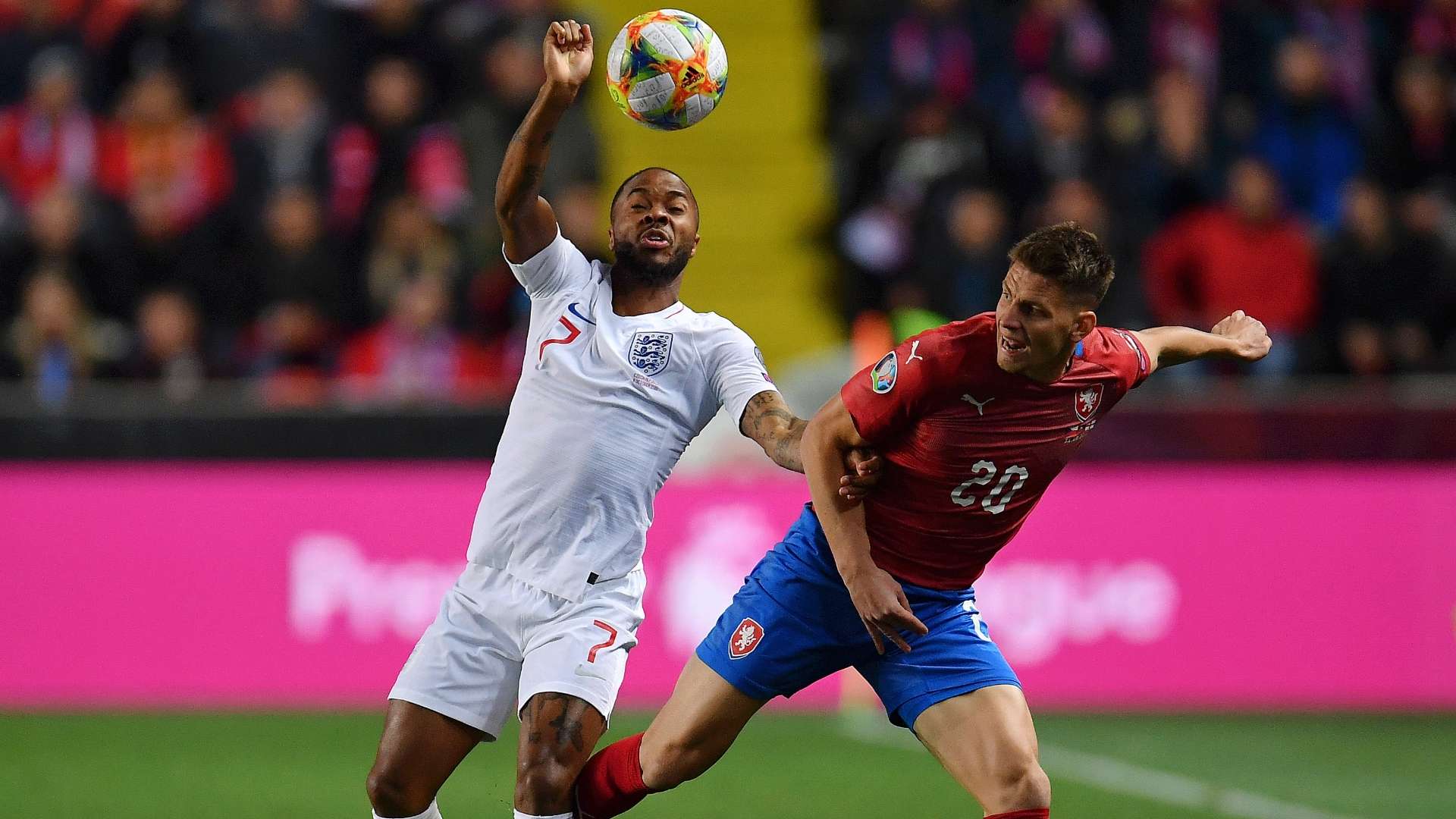 Raheem Sterling England Lukas Masopust Czech Republic
