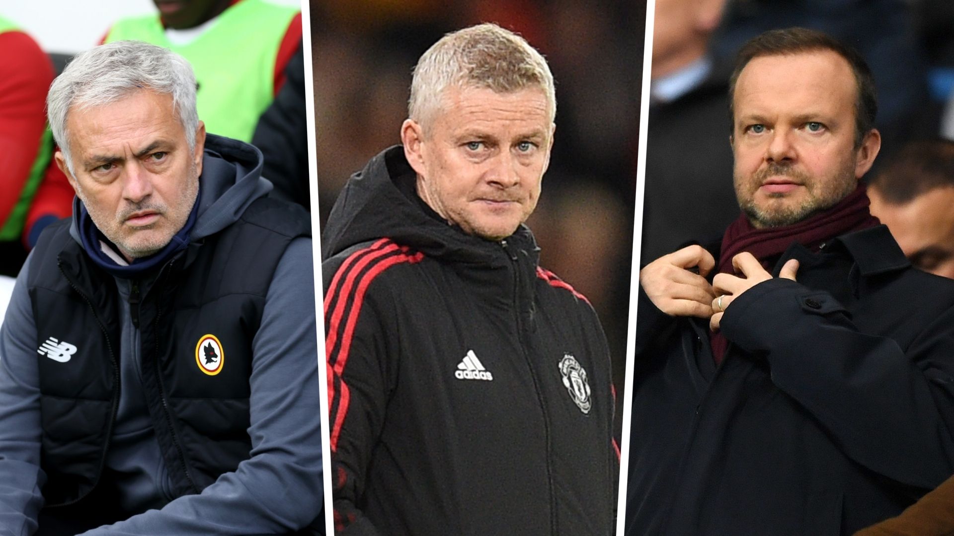 Jose Mourinho Ole Gunnar Solskjaer Ed Woodward Manchester United GFX