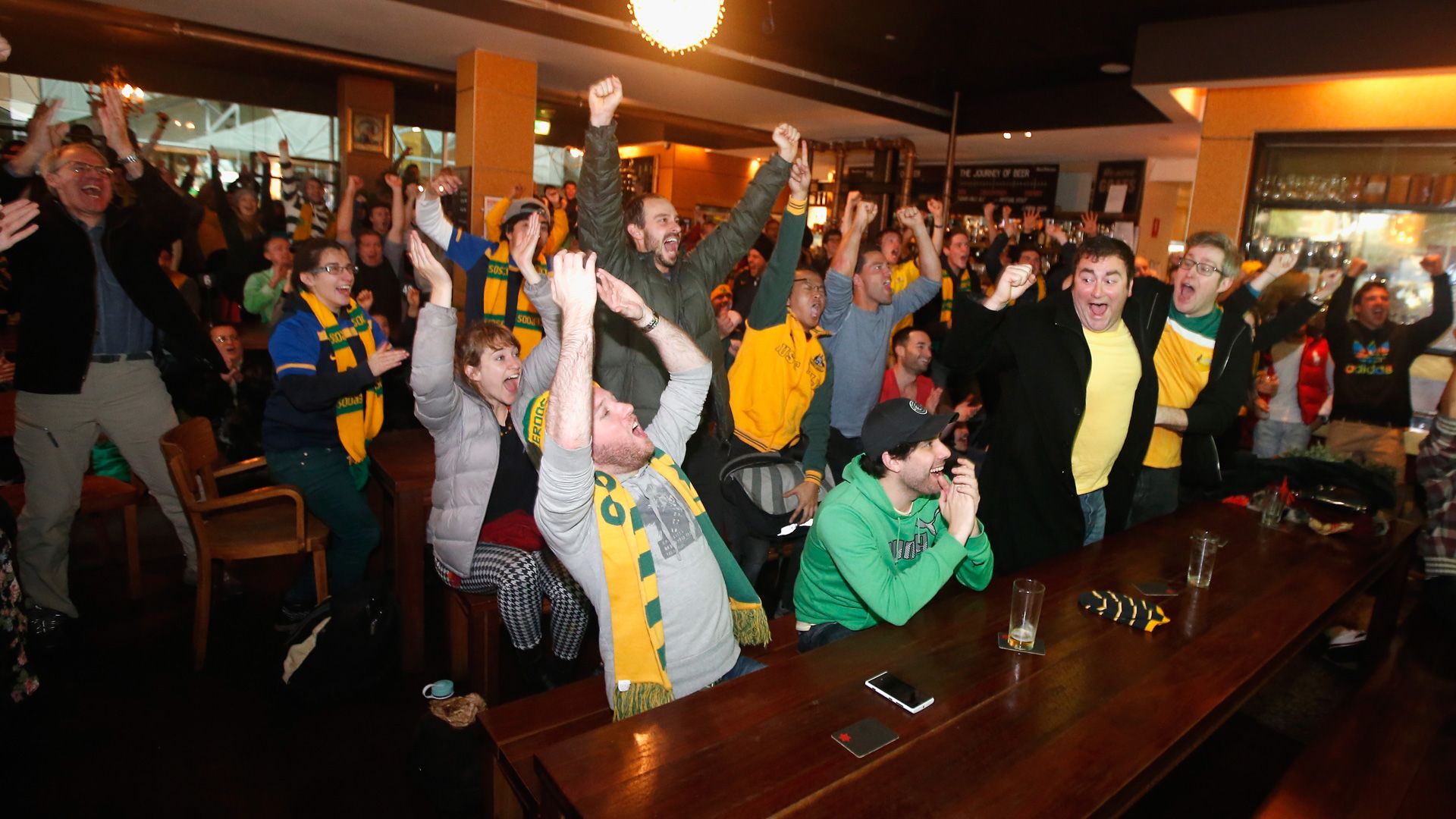 Australia Fans World Cup 2014