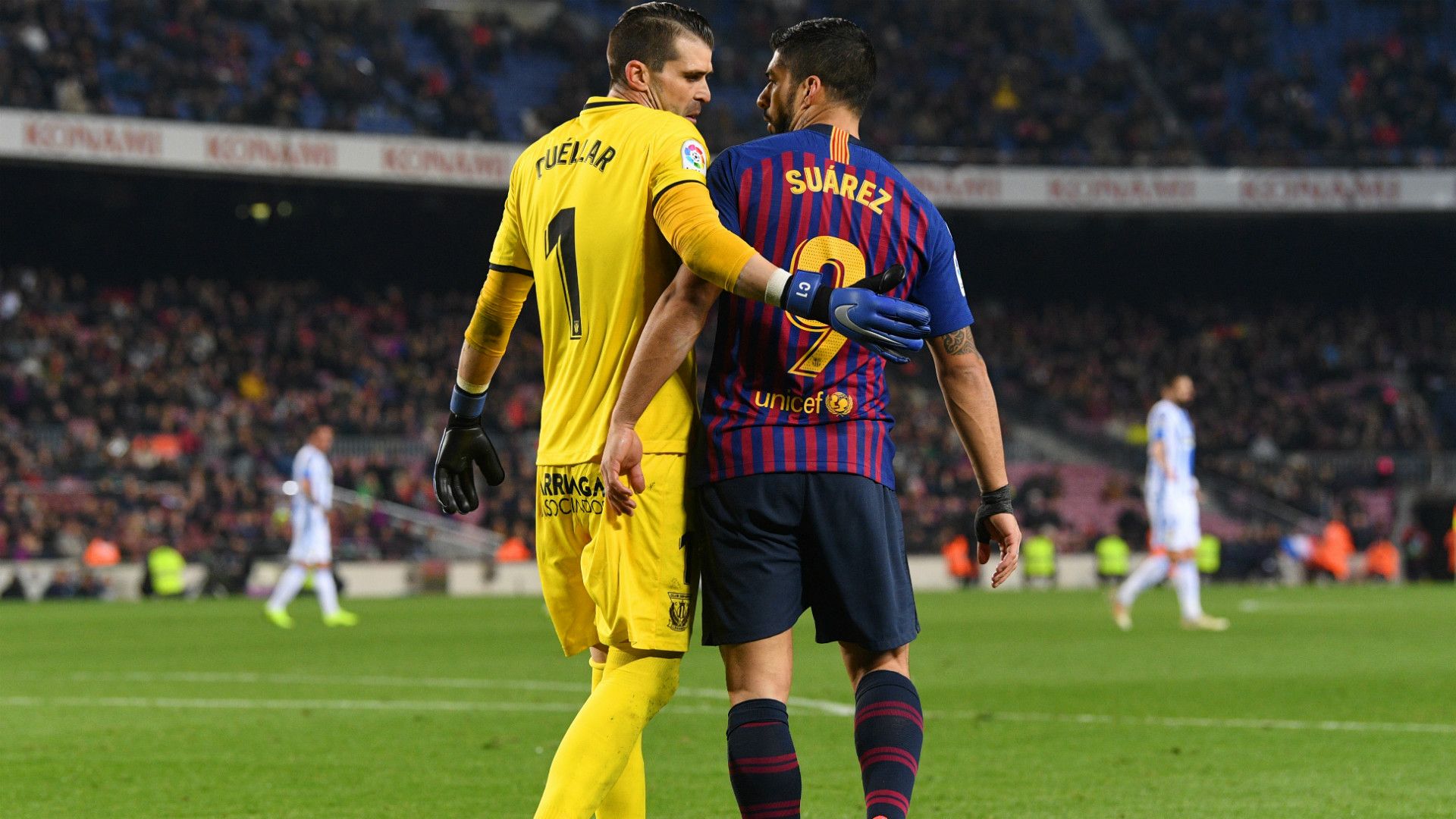 CUELLAR LUIS SUAREZ BARCELONA LEGANES LALIGA