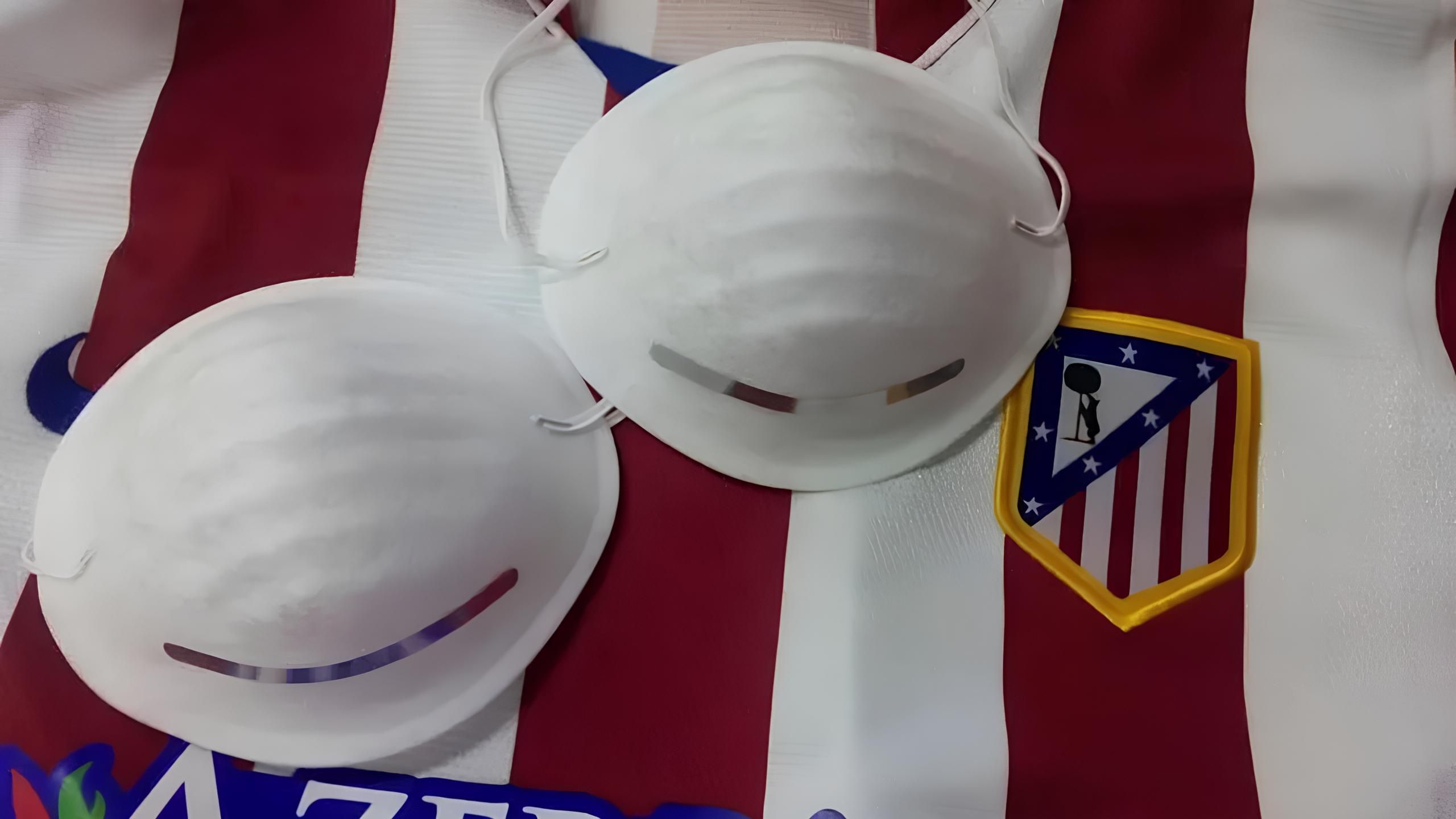 Máscara torcida Atlético de Madrid