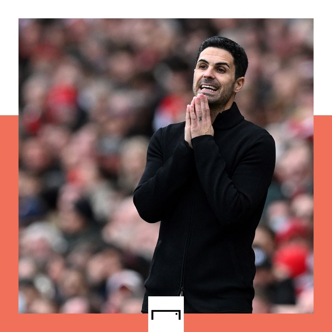 Mikel Arteta Arsenal Brighton Premier League 2021-22 GFX