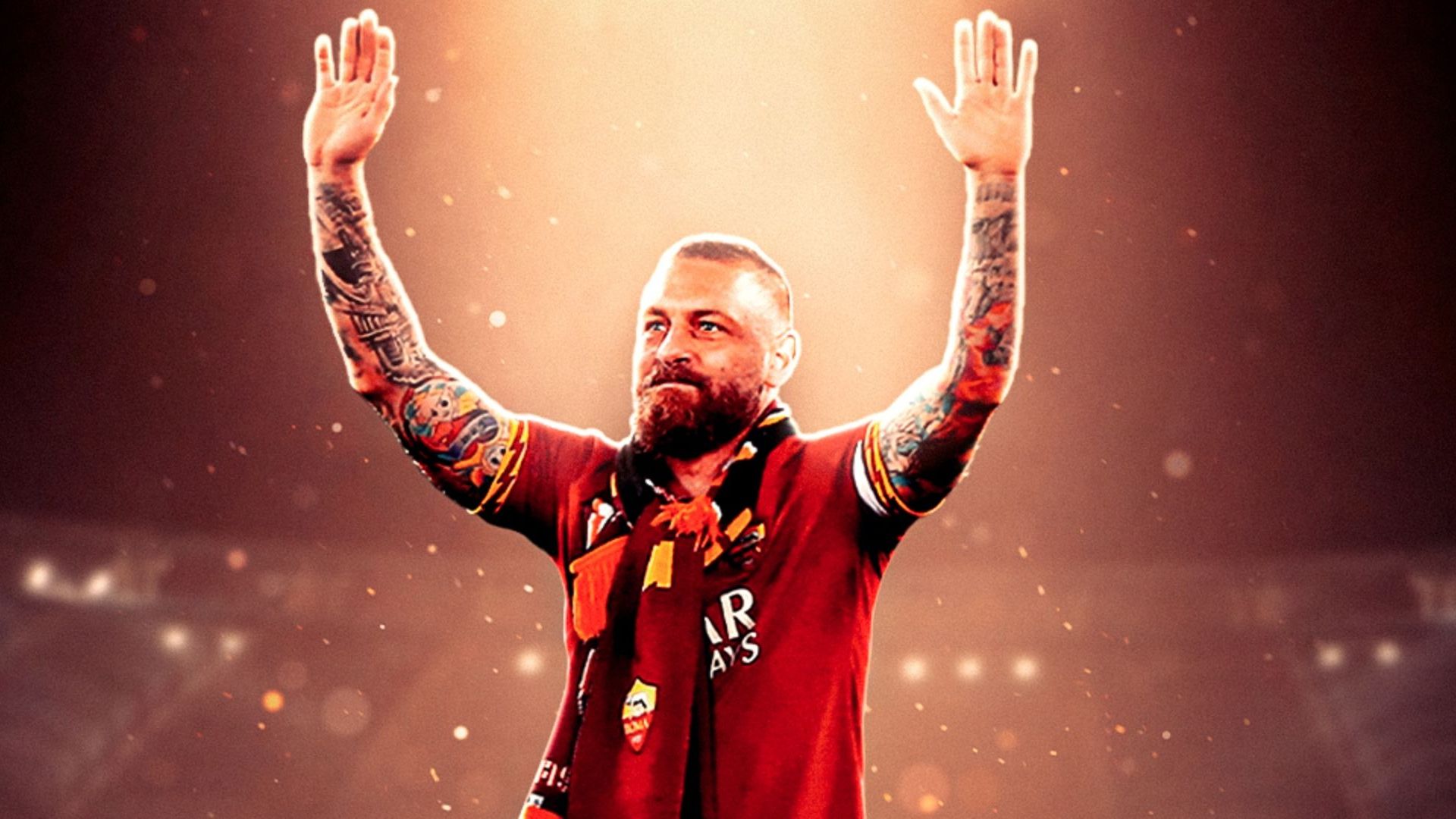 Daniele De Rossi ultima Roma GFX