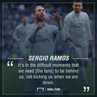 Sergio Ramos Real Madrid fans PS