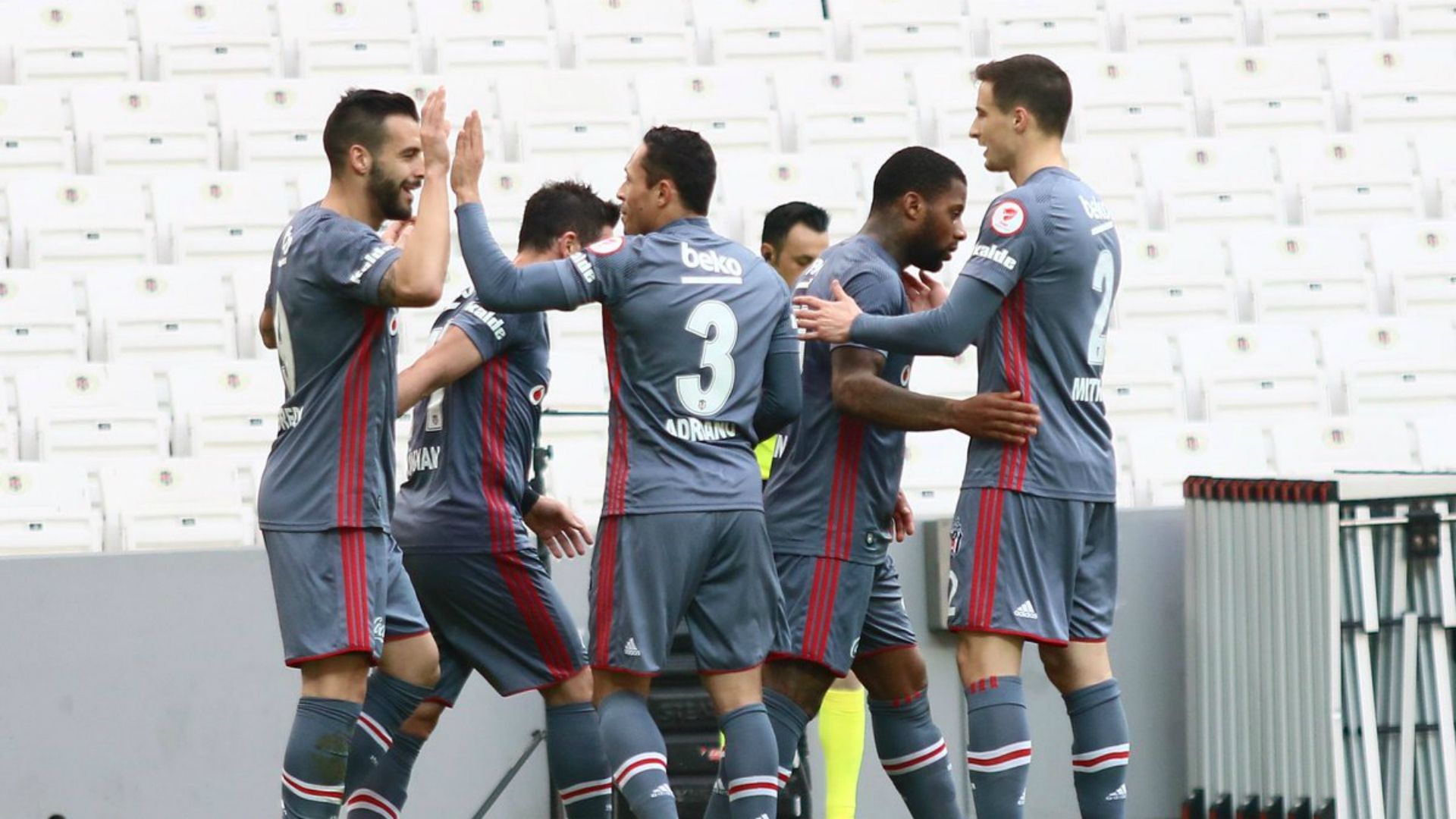 Besiktas goal celebration vs Manisaspor
