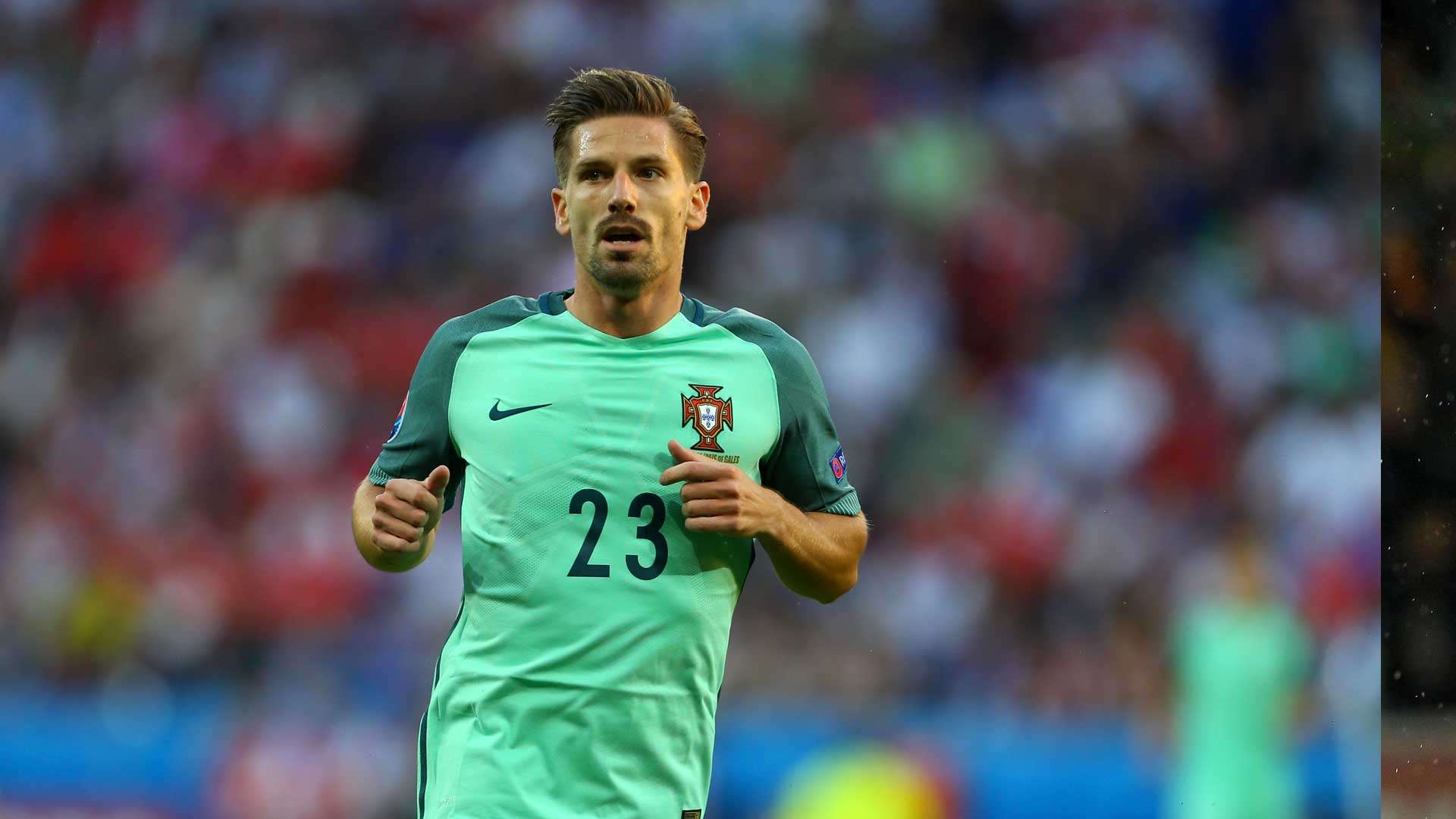 Adrien Silva at Euro 2016 for Portugal against Wales