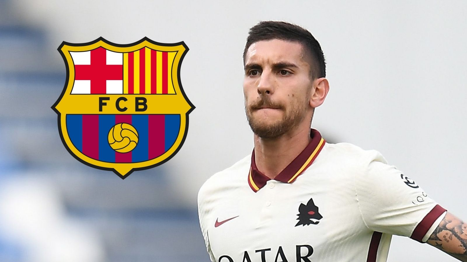 Lorenzo Pellegrini AS Roma Barcelona