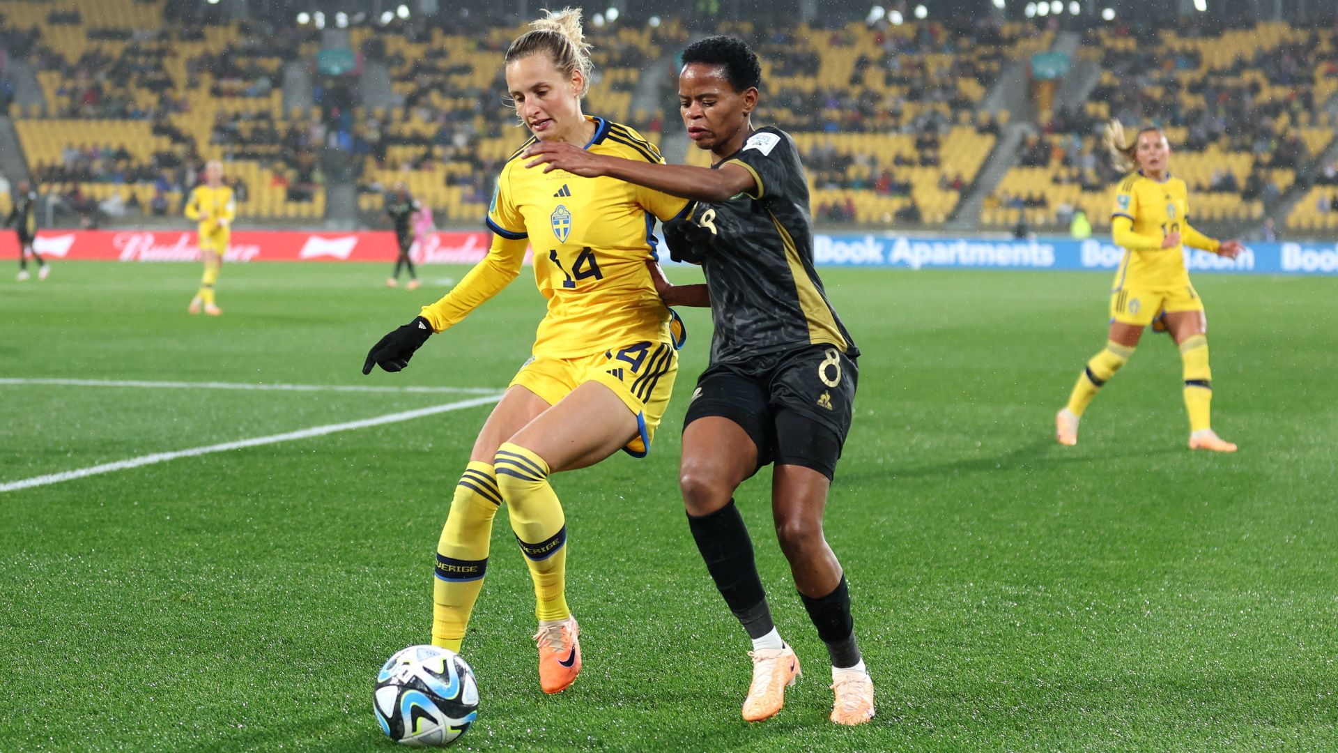Nathalie Bjorn, Hildah Magaia, Sweden vs Banyana Banyana, July 2023