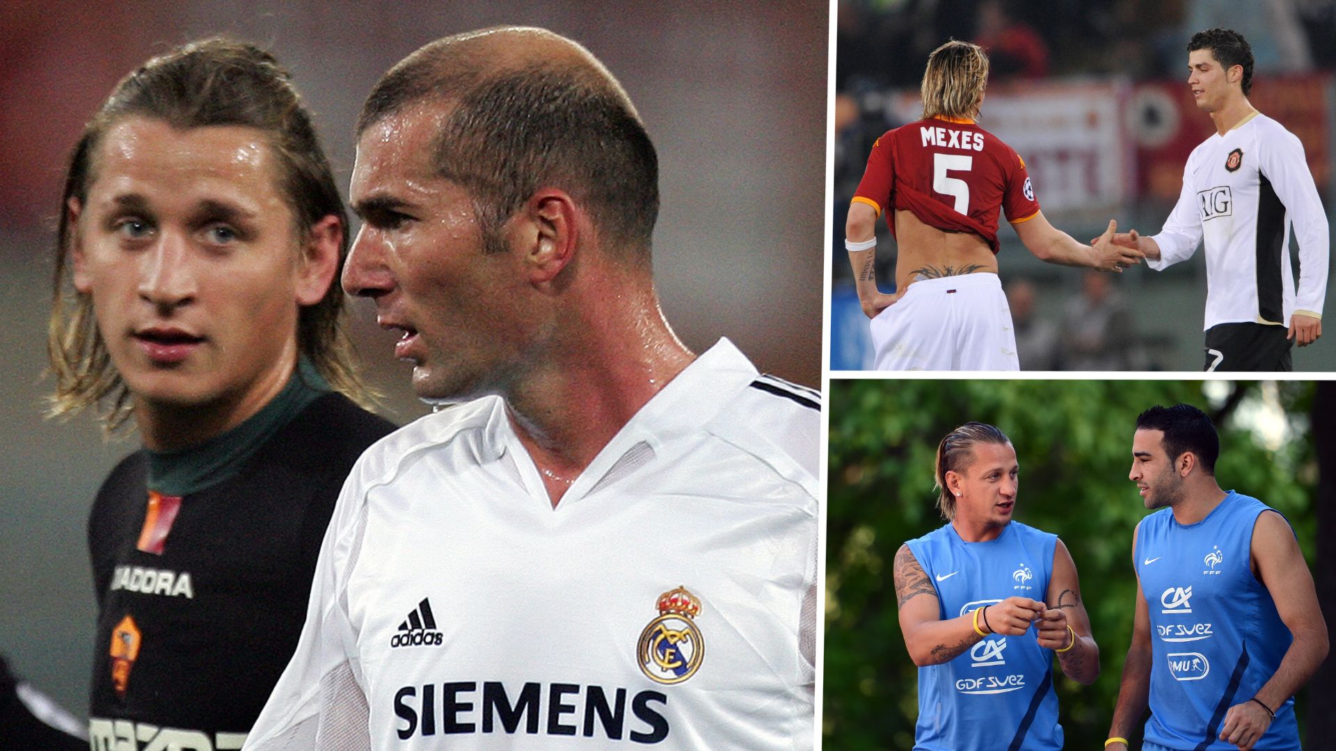 Mexès Zidane Crisitano Ronaldo Rami
