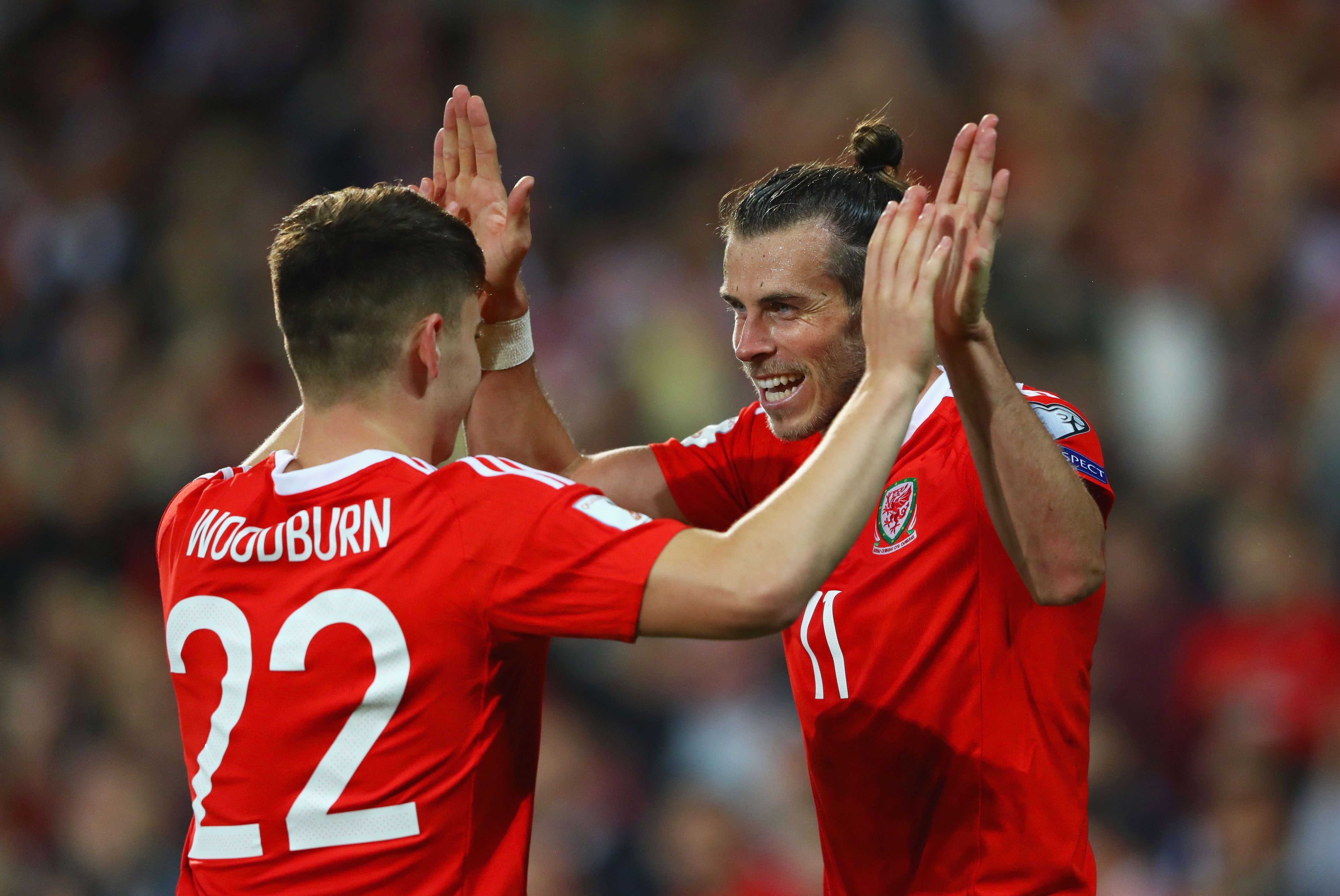 Ben Woodburn & Gareth Bale