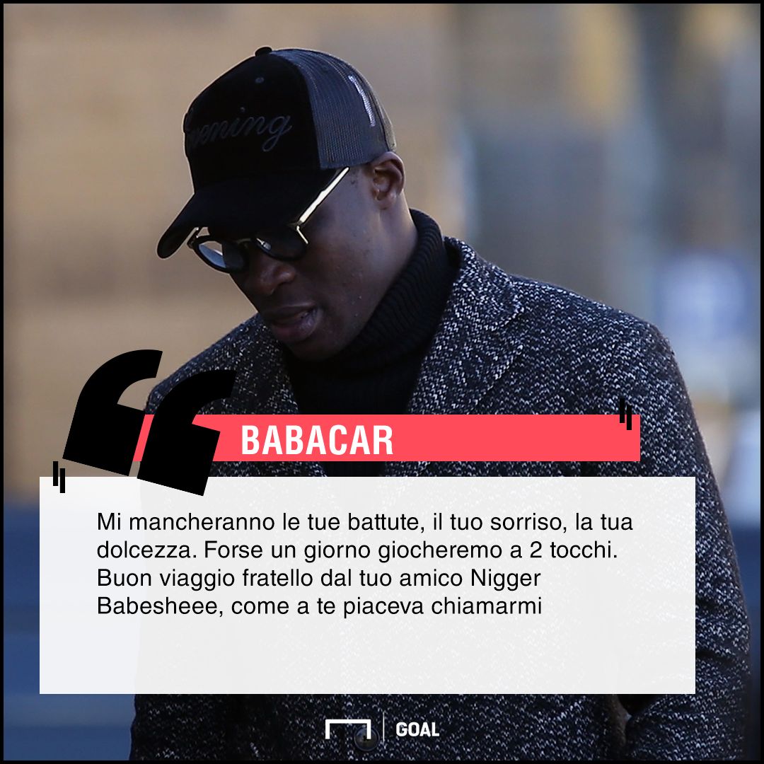 Saluto di Babacar ad Astori PS ita