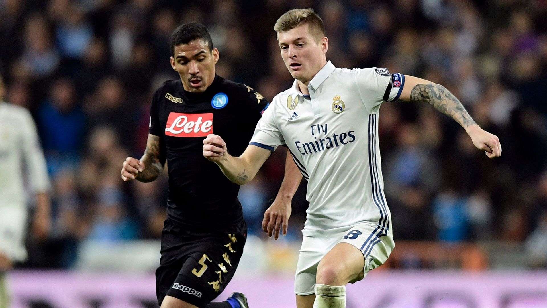 Allan Toni Kroos Real Madrid Napoli Champions League R16 15022017