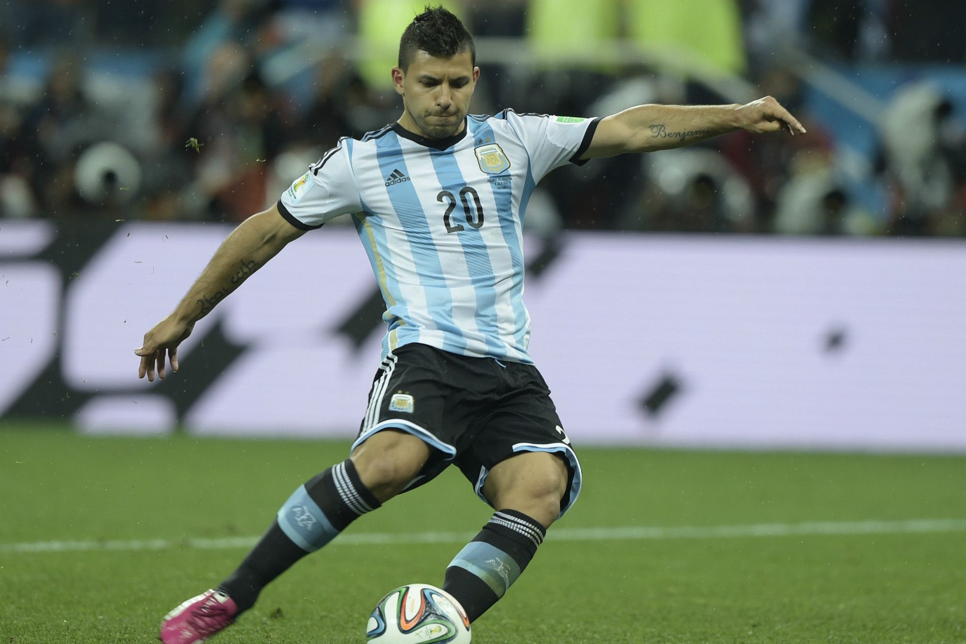 Sergio Aguero Argentina Netherlands FIFA World Cup 2014