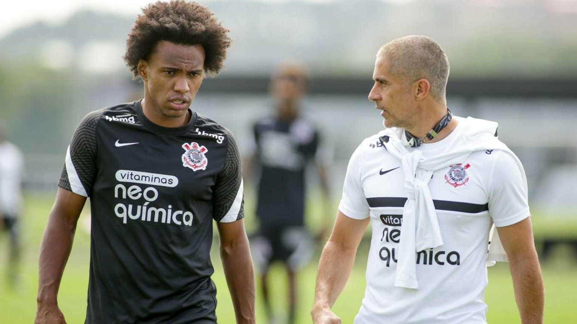 Willian Sylvinho treino Corinthians 2021