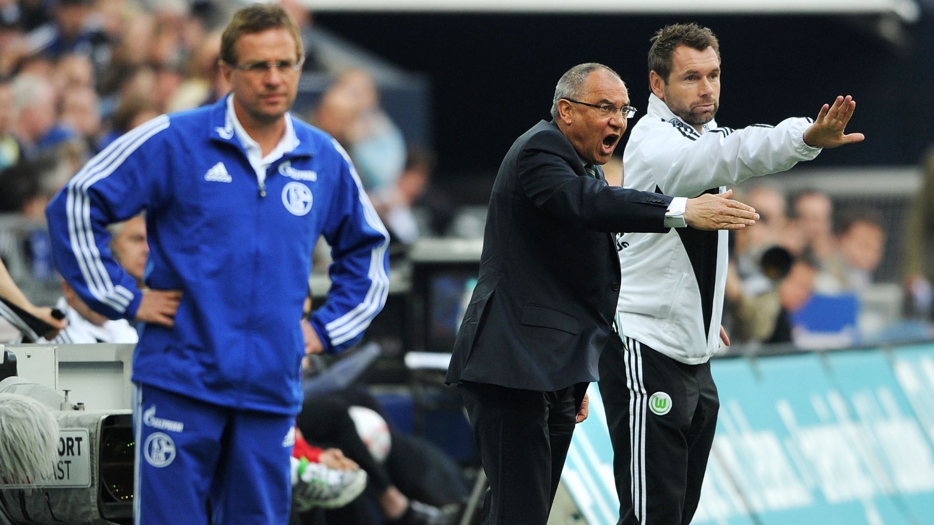 Felix Magath Ralf Rangnick Wolfsburg Schalke 2011