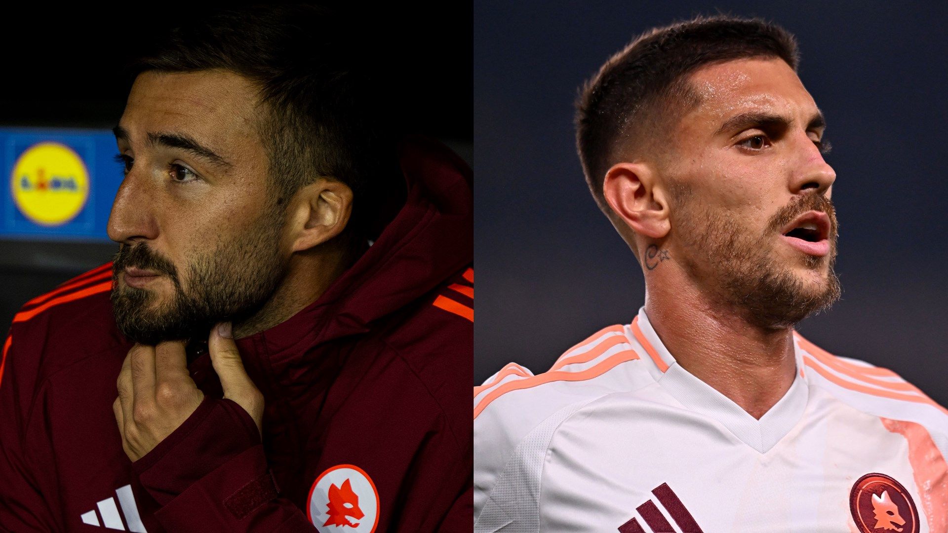 Bryan Cristante Lorenzo Pellegrini Roma