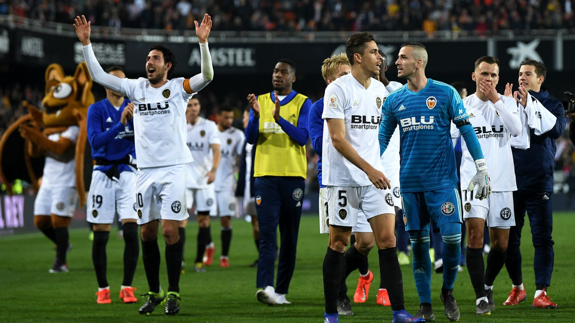 Valencia celebrates Copa del Rey