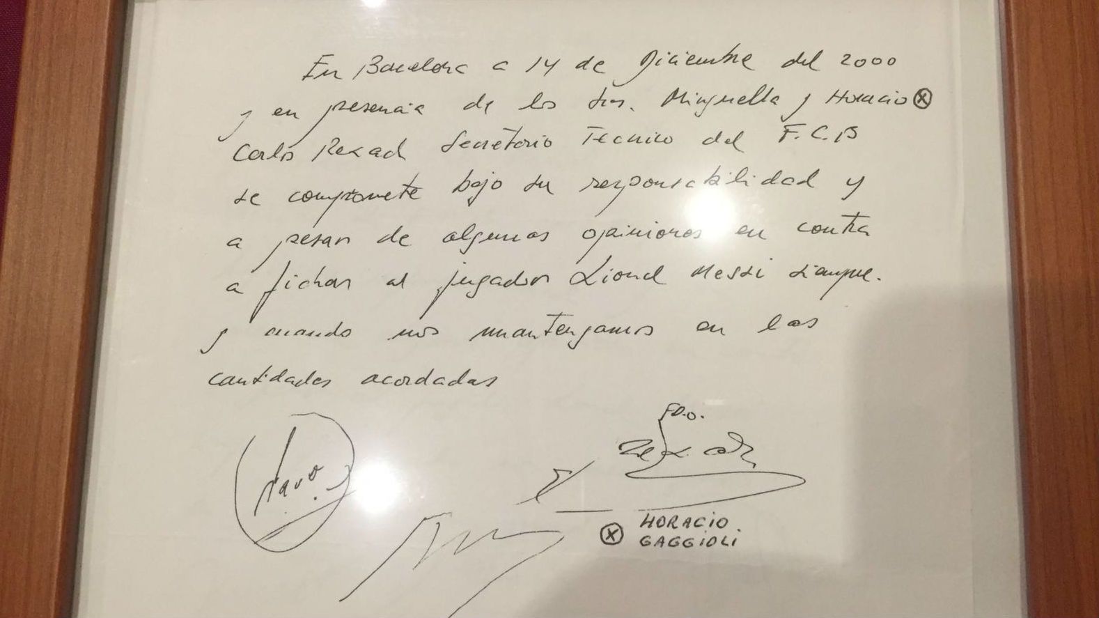 Guardanapo Messi Barcelona 06062016