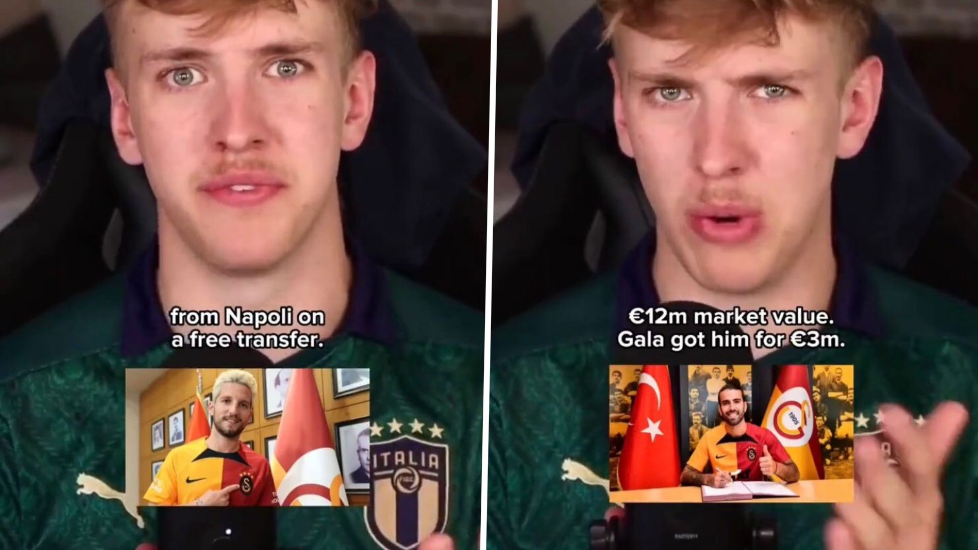 Alman taraftar Galatasaray transfer tiktok