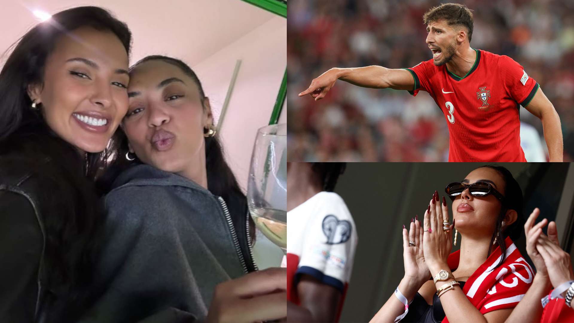 Maya Jama Portugal Nations League Ruben Dias Georgina Rodriguez