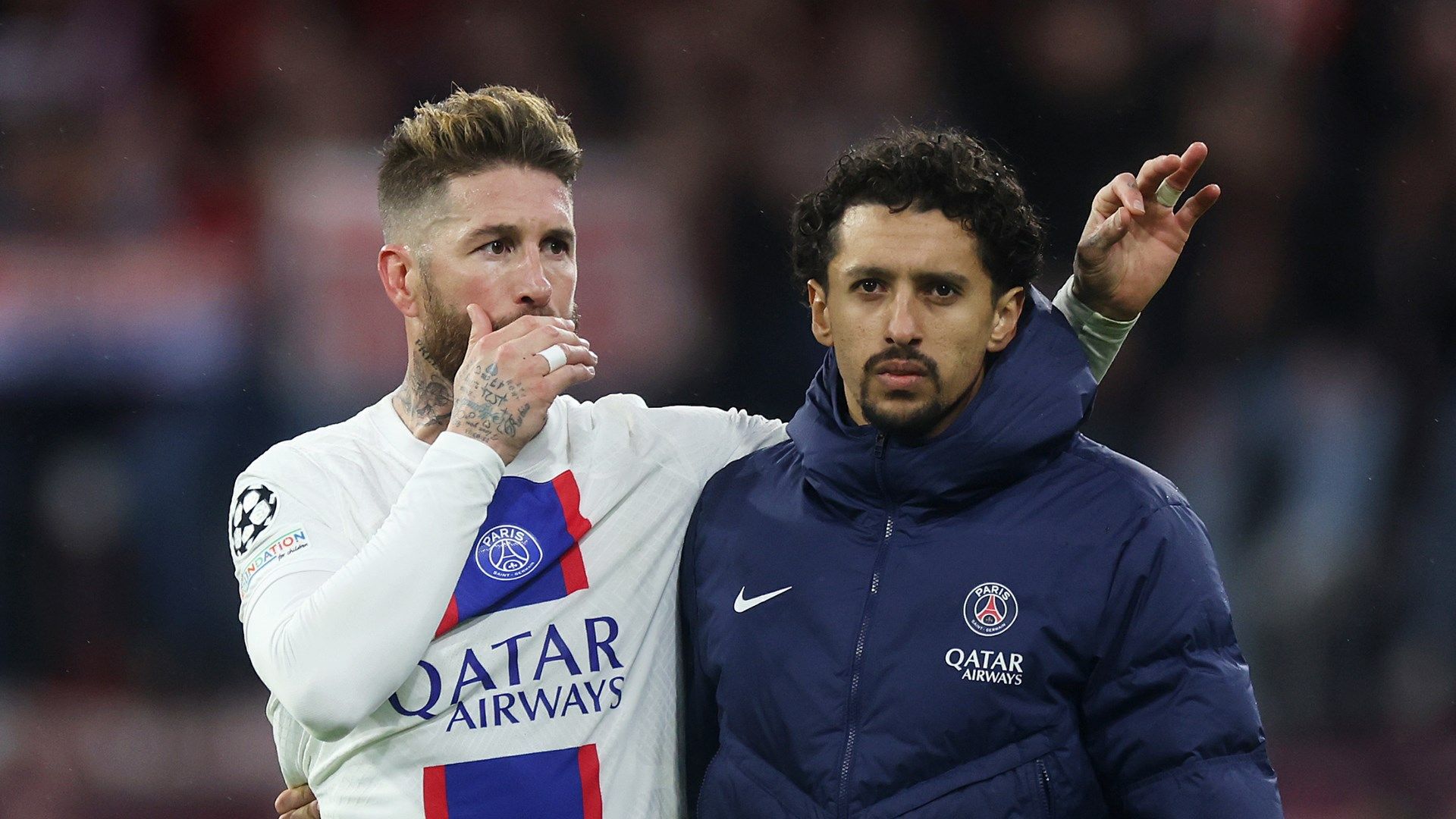 Sergio Ramos Marquinhos PSG 2023
